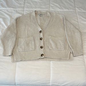Aerie open knit cardigan size Large